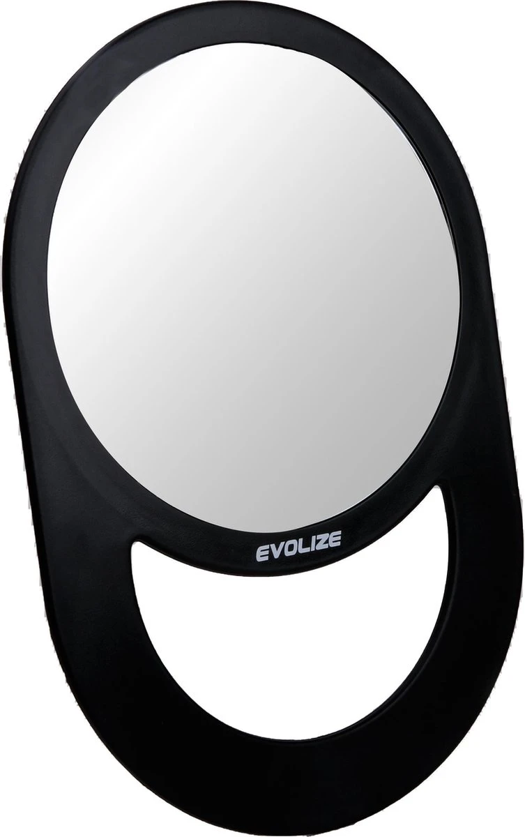 Evolize Onbreekbare Spiegel Met Handvat - Ø 16,5 Cm - Ophangbaar - Rond - Handspiegel - Kappersspiegel - Reisspiegel - Make Up - Afmeting: 28 X 19 Cm - Zwart 6 Evolize Onbreekbare Spiegel Met Handvat - Ø 16,5 Cm - Ophangbaar - Rond - Handspiegel - Kappersspiegel - Reisspiegel - Make Up - Afmeting: 28 X 19 Cm - Zwart - Image 4