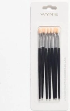 Wynie - 7 Stuks Oogschaduw Applicator - 12 Cm Lang - In 1 Blisterverpakking
