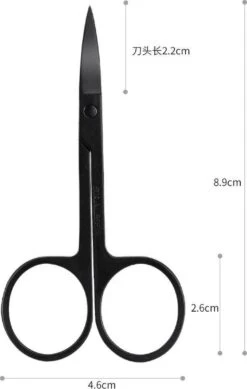 Medies - Professionele Schaar Voor Wenkbrauwen | Wenkbrauw Schaartje | Wenkbrauwschaar | Wenkbrauw Schaar | Gebogen Schaar| Schaar Voor Baard | Wenkbrauw Trimmer | Baardschaar - RVS - Zwart 13 Medies - Professionele Schaar Voor Wenkbrauwen | Wenkbrauw Schaartje | Wenkbrauwschaar | Wenkbrauw Schaar | Gebogen Schaar| Schaar Voor Baard | Wenkbrauw Trimmer | Baardschaar - RVS - Zwart -Modecosmetica Winkel 762x1200 6