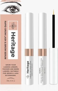 Heritage Wimperserum Rapid Grow Geschikt Voor Wimperextensions Olievrije. Naturel Ingrediënten - Oil Free Lash Serum Suitable For Lash Extensions Wearer 10 Heritage Wimperserum Rapid Grow Geschikt Voor Wimperextensions Olievrije. Naturel Ingrediënten - Oil Free Lash Serum Suitable For Lash Extensions Wearer -Modecosmetica Winkel 770x1200 1