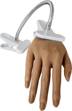 Siliconen Oefenhand/Nailtrainer #4/Nailtrainer/Nail Trainer Oefenhand/ Incl.100 Kunstnagels/Mega Beauty Shop