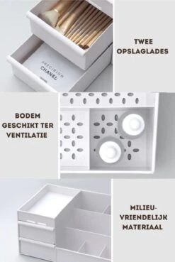 Make-up Organizer - Cosmetica Opbergdoos - Sieraden Bakje - Dames - Wit - Opmaken 13 Make-up Organizer - Cosmetica Opbergdoos - Sieraden Bakje - Dames - Wit - Opmaken -Modecosmetica Winkel 804x1200 7