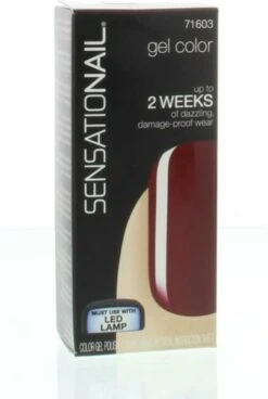 SensatioNail Gel Polish Miss Behave - Gel Nagellak - Rood -Modecosmetica Winkel 806x1200