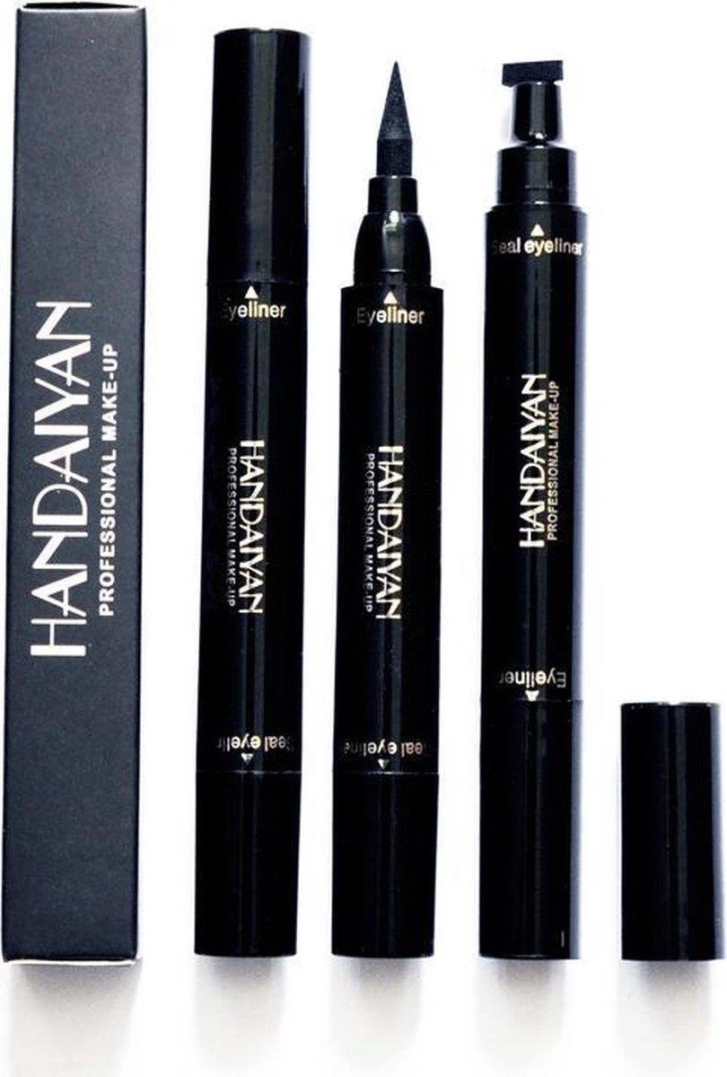 HANDAIYAN® | Eyeliner Met Wing Stempel | Zwarte Oog Stempel | 2 In 1 Eyeliner | Eyeliner Tool | Wing Eyeliner | Wing Stamp 4 HANDAIYAN® | Eyeliner Met Wing Stempel | Zwarte Oog Stempel | 2 In 1 Eyeliner | Eyeliner Tool | Wing Eyeliner | Wing Stamp - Image 2