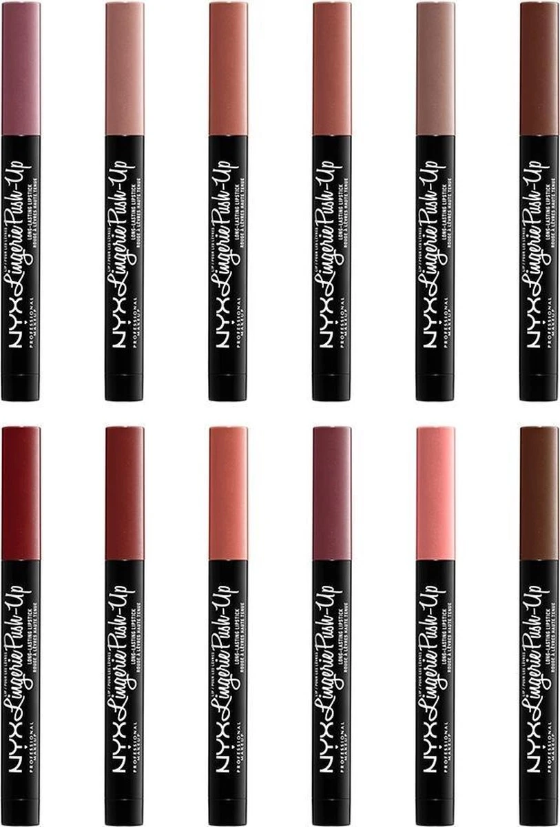 NYX Professional Makeup Lip Lingerie Push Up Long Lasting Lippenpotlood - LIPLIPLS017 Seduction - 16 Gr 8 NYX Professional Makeup Lip Lingerie Push Up Long Lasting Lippenpotlood - LIPLIPLS017 Seduction - 16 Gr - Image 6