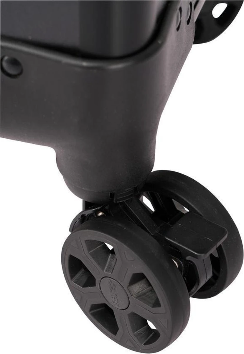 Kapper Koffer| Nagel | Visagist | Make-up | Cosmetica | Schminken | Trolley Stevig En Gemaakt Van Aluminium | 3 Delig | 8 Wielen | Bedekt Met Mooie Zilver Strips 5 Kapper Koffer| Nagel | Visagist | Make-up | Cosmetica | Schminken | Trolley Stevig En Gemaakt Van Aluminium | 3 Delig | 8 Wielen | Bedekt Met Mooie Zilver Strips - Image 3