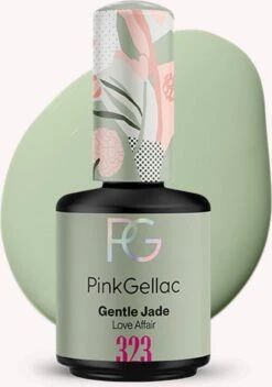 Pink Gellac - Gentle Jade - Gellak - Vegan - Groen - Satijnen Finish - 15 Ml