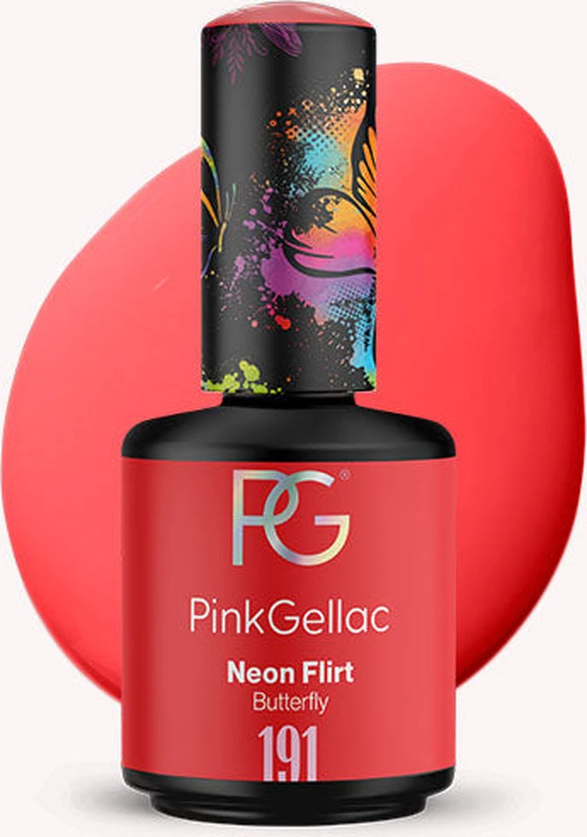 Pink Gellac - Neon Flirt - Gellak - Vegan - Roze - Glanzend - 15ml 12 Pink Gellac - Neon Flirt - Gellak - Vegan - Roze - Glanzend - 15ml - Image 10