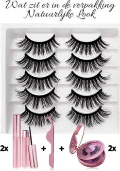 Merkloos Magnetische Wimpers - Natuurlijke Look - Magnetische Nep Wimpers Met 2 Magnetic Eyeliners En Applicator - Valse Wimpers - Magnetic Lashes - Magnetische Wimpers Set - 3D Fake Lashes 8 Merkloos Magnetische Wimpers - Natuurlijke Look - Magnetische Nep Wimpers Met 2 Magnetic Eyeliners En Applicator - Valse Wimpers - Magnetic Lashes - Magnetische Wimpers Set - 3D Fake Lashes -Modecosmetica Winkel 842x1200 3