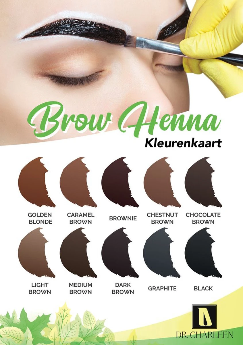 Impression Henna Wenkbrauwverf | Chocolade Bruin | Chocolate Brown | Chocolat Brun | Brow Henna | Goed Voor Meer Dan 20 Behandelingen 7 Impression Henna Wenkbrauwverf | Chocolade Bruin | Chocolate Brown | Chocolat Brun | Brow Henna | Goed Voor Meer Dan 20 Behandelingen - Image 5