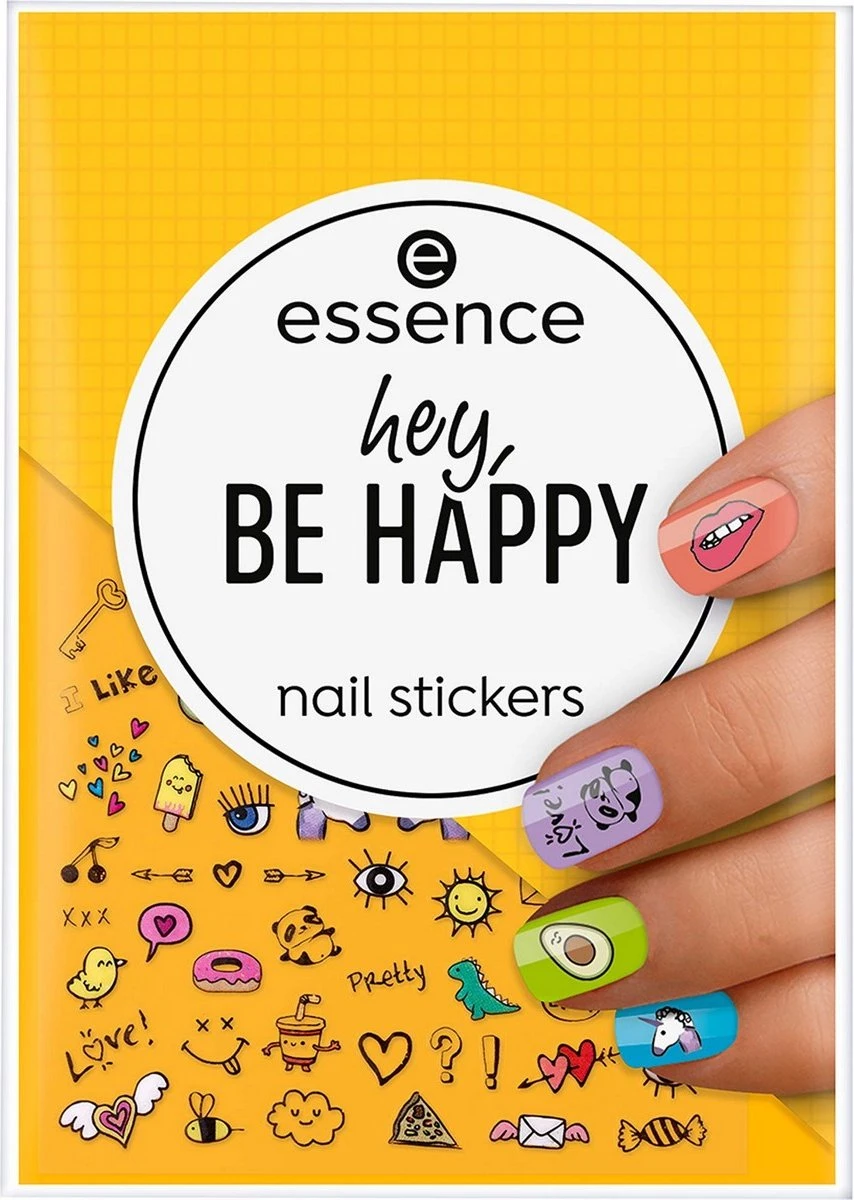 Essence Cosmetics Nagelsticker Hey, BE HAPPY - Nail Stickers (57 St) 3 Essence Cosmetics Nagelsticker Hey, BE HAPPY - Nail Stickers (57 St)
