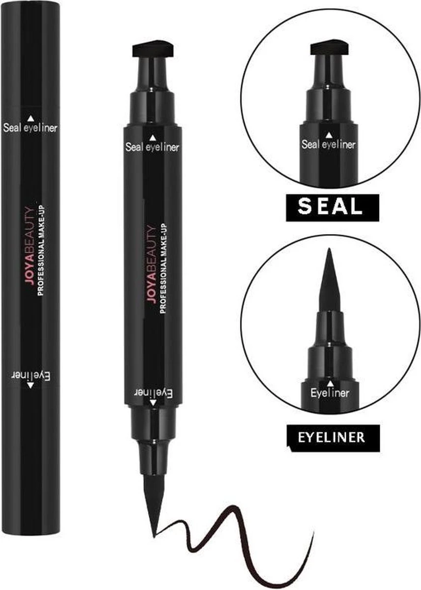 Joya Beauty® Eyeliner Met Wing Stempel | Zwarte Oog Stempel | 2 In 1 Eyeliner | Eyeliner Tool | Wing Eyeliner | Wing Stamp 13 Joya Beauty® Eyeliner Met Wing Stempel | Zwarte Oog Stempel | 2 In 1 Eyeliner | Eyeliner Tool | Wing Eyeliner | Wing Stamp - Image 11