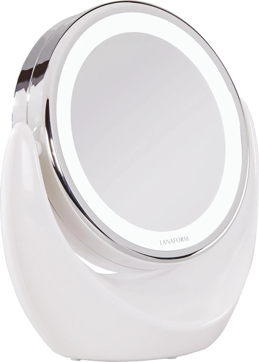 Lanaform X10 Spiegel Met Ringverlichting - Make-upspiegel - Ø11cm 5 Lanaform X10 Spiegel Met Ringverlichting - Make-upspiegel - Ø11cm - Image 3