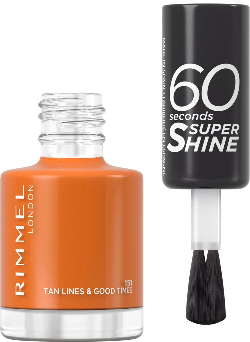 Rimmel London 60 Seconds SuperShine Nagellak - 151 Tan Lines & Good Times 4 Rimmel London 60 Seconds SuperShine Nagellak - 151 Tan Lines & Good Times - Image 2