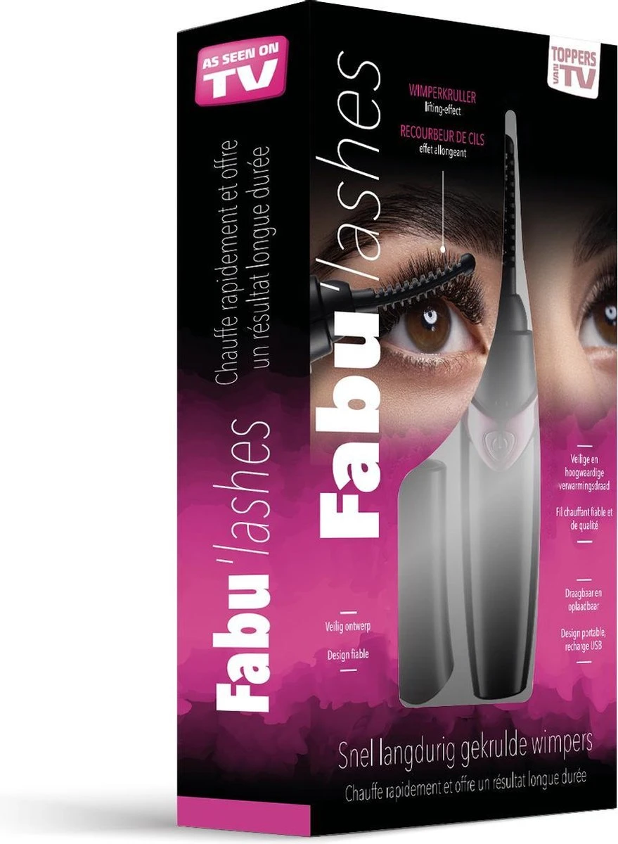 Toppers Van TV Fabu’lashes – Wimperkruller Elektrisch - Lash Lift - Wimperlift 3 Toppers Van TV Fabu’lashes – Wimperkruller Elektrisch - Lash Lift - Wimperlift