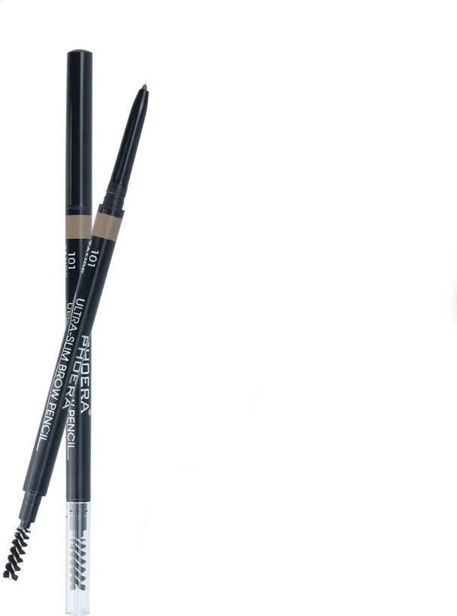 PHOERA™ Ultra-slim Wenkbrauwpotlood - 101 - Taupe 3 PHOERA™ Ultra-slim Wenkbrauwpotlood - 101 - Taupe