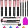 Bestope Make Up Kwasten Set Met Beauty Blenders 16 Delig - Brush Set - Kwasten Reiniger - Rosé Goud 2 Bestope Make Up Kwasten Set Met Beauty Blenders 16 Delig - Brush Set - Kwasten Reiniger - Rosé Goud -Modecosmetica Winkel 891x1200 5