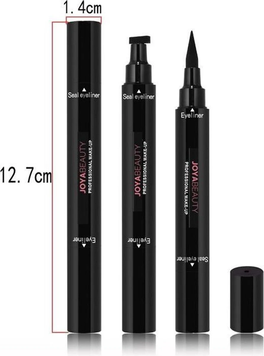 Joya Beauty® Eyeliner Met Wing Stempel | Zwarte Oog Stempel | 2 In 1 Eyeliner | Eyeliner Tool | Wing Eyeliner | Wing Stamp 8 Joya Beauty® Eyeliner Met Wing Stempel | Zwarte Oog Stempel | 2 In 1 Eyeliner | Eyeliner Tool | Wing Eyeliner | Wing Stamp - Image 6