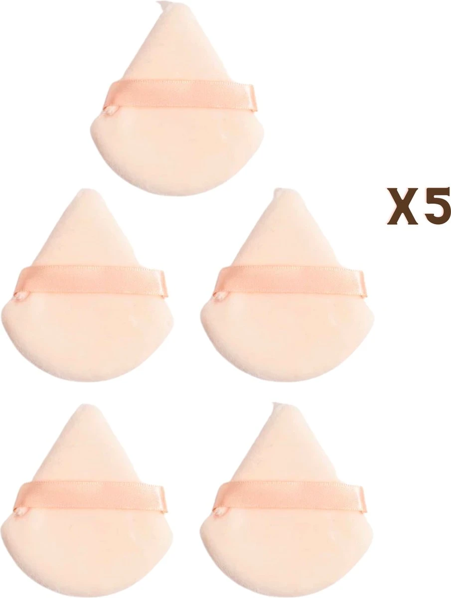 Merkloos Powder Puff Driehoek - Powder Puff - Beauty Blender - Powder Puff Triangle - 5 Stuks - Perzik 9 Merkloos Powder Puff Driehoek - Powder Puff - Beauty Blender - Powder Puff Triangle - 5 Stuks - Perzik - Image 7