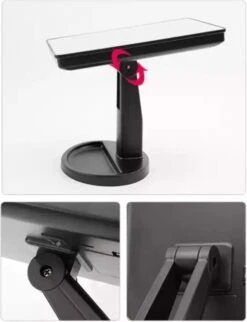 Make-Up Spiegel - LED Verlichting - Zwart - Cosmetica Spiegel - Scheerspiegel 9 Make-Up Spiegel - LED Verlichting - Zwart - Cosmetica Spiegel - Scheerspiegel -Modecosmetica Winkel 921x1200 3