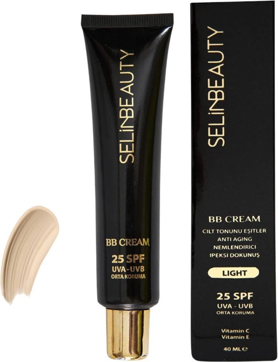 Selin Beauty BB Cream Light SPF 25, Hydrateert, Egaliseert En Corrigeert, Vermindert Roodheid, Geeft Een Gelijkmatige Teint, Geeft Je Huid Direct Een Boost. 4 Selin Beauty BB Cream Light SPF 25, Hydrateert, Egaliseert En Corrigeert, Vermindert Roodheid, Geeft Een Gelijkmatige Teint, Geeft Je Huid Direct Een Boost. - Image 2