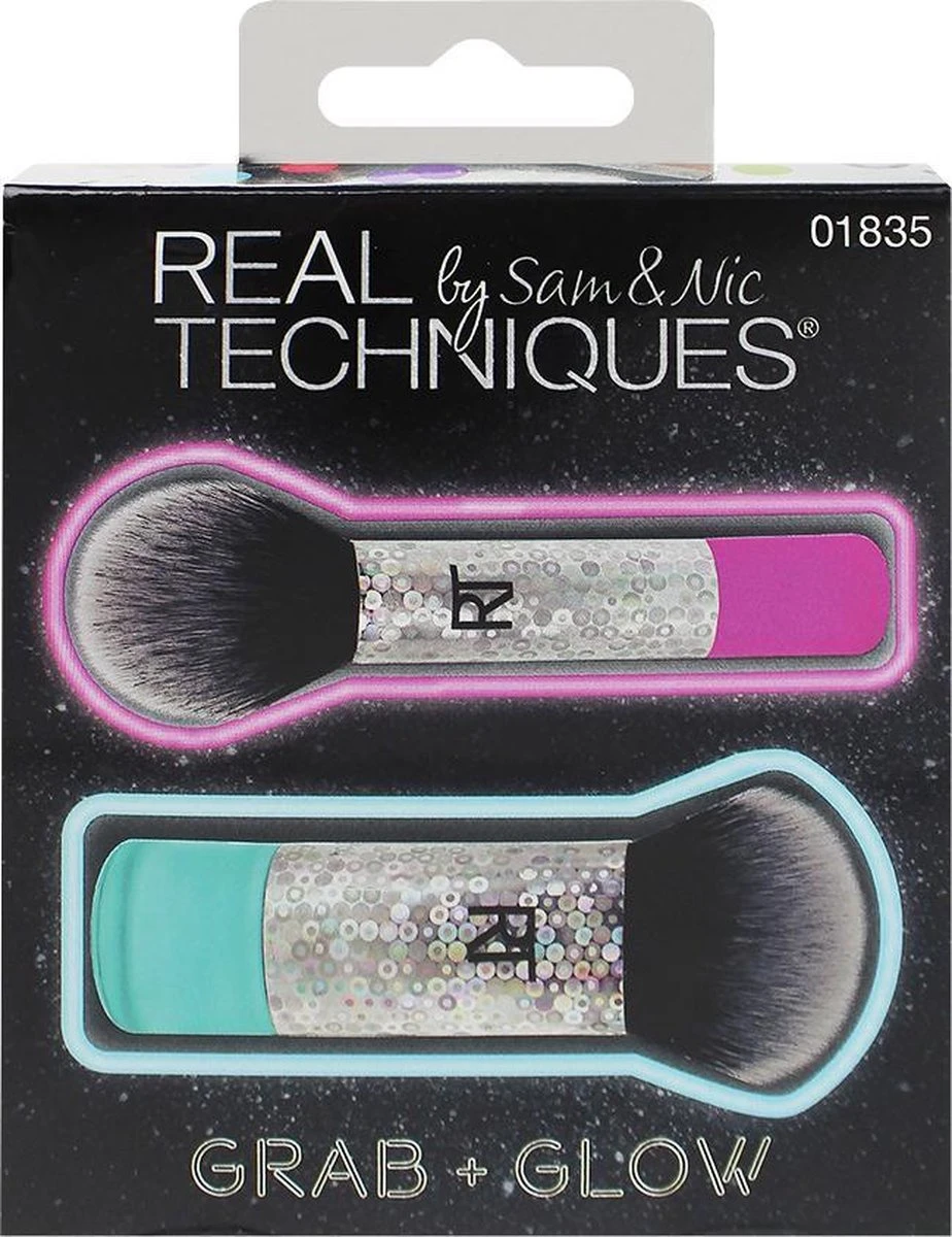 Real Techniques Grab And Glow Set - Make-up Kwastenset 4 Real Techniques Grab And Glow Set - Make-up Kwastenset - Image 2