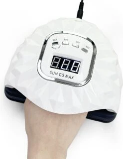 2023 Nageldroger - 200W/45 LEDs - Nagellamp - Nieuw Nageldroger - G5 Roze - Manicure/Pedicure Handen En Voeten - Gellak - Gelnagels - Acrylnagels - Top Coat - Matte Top Coat - Led Nagellamp - Uv Nagellamp - Nagels - Nagellak Droger - Tafellamp -Modecosmetica Winkel 925x1200