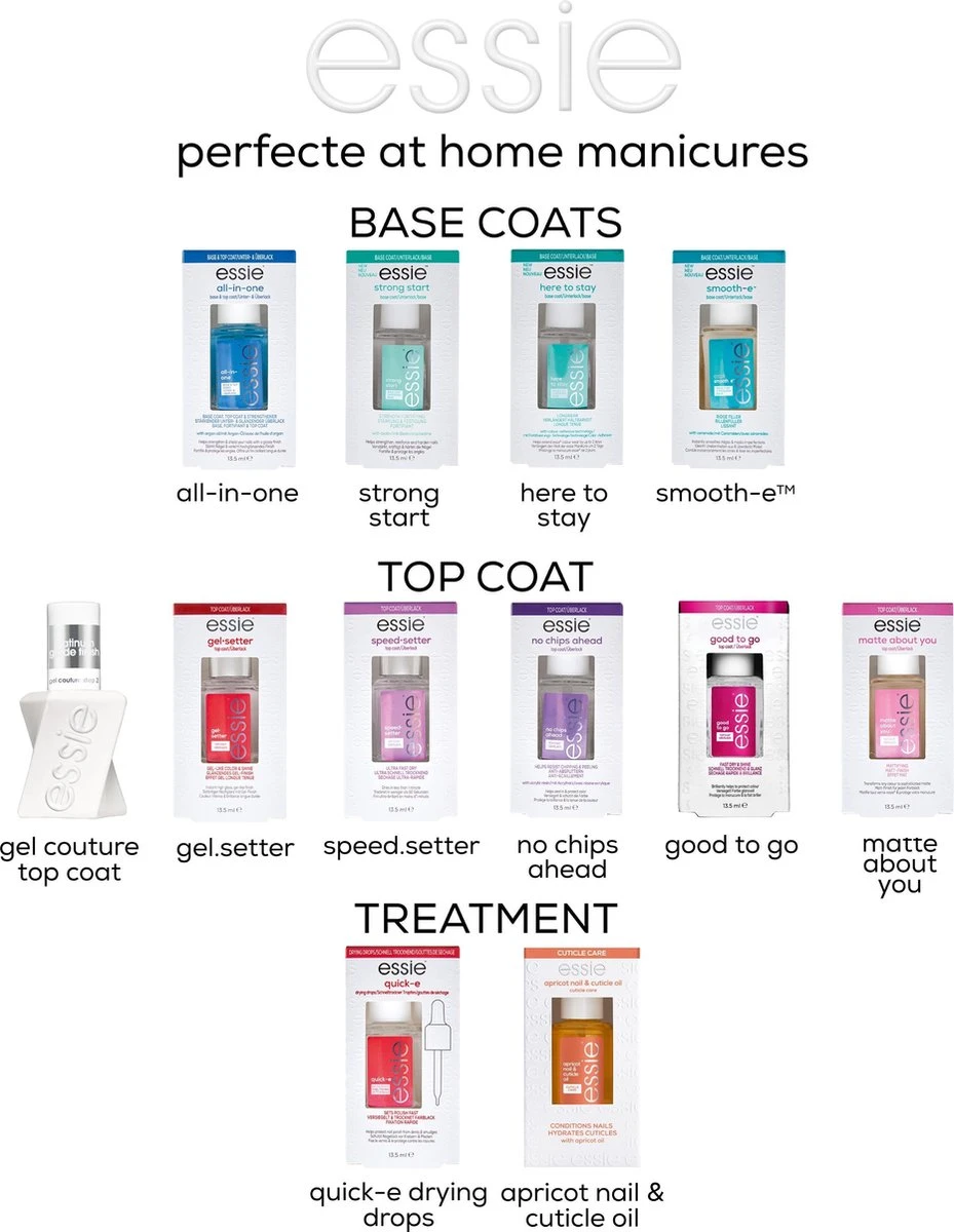 Essie Here To Stay Base Coat - Nagellak 6 Essie Here To Stay Base Coat - Nagellak - Image 4