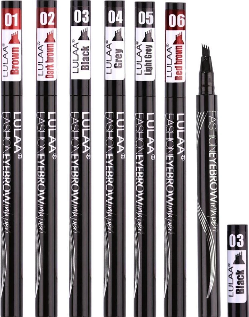 LULAA Microblade Pen - BRUIN - Watervaste Microblading Wenkbrauwpen - Waterproof Tattoo Pen - Make Up - Eyebrow Blading 6 LULAA Microblade Pen - BRUIN - Watervaste Microblading Wenkbrauwpen - Waterproof Tattoo Pen - Make Up - Eyebrow Blading - Image 4