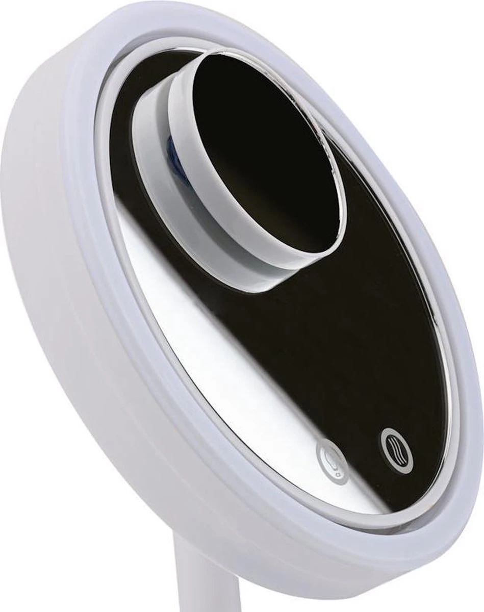 Merkloos Decopatent® Beauty Breeze Mirror - Make-Up Spiegel Met LED Verlichting & Ventilatie - 360° Draaibaar - Make Up 5x Vergrootspiegel 9 Merkloos Decopatent® Beauty Breeze Mirror - Make-Up Spiegel Met LED Verlichting & Ventilatie - 360° Draaibaar - Make Up 5x Vergrootspiegel - Image 7