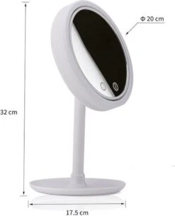 Merkloos Decopatent® Beauty Breeze Mirror - Make-Up Spiegel Met LED Verlichting & Ventilatie - 360° Draaibaar - Make Up 5x Vergrootspiegel 14 Merkloos Decopatent® Beauty Breeze Mirror - Make-Up Spiegel Met LED Verlichting & Ventilatie - 360° Draaibaar - Make Up 5x Vergrootspiegel -Modecosmetica Winkel 971x1200 2