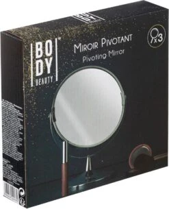 Dubbele Make-up Spiegel/scheerspiegel Op Voet 17 X 23 Cm Zilver - Badkamer Scheerspiegels Op Standaard 7 Dubbele Make-up Spiegel/scheerspiegel Op Voet 17 X 23 Cm Zilver - Badkamer Scheerspiegels Op Standaard -Modecosmetica Winkel 971x1200 3