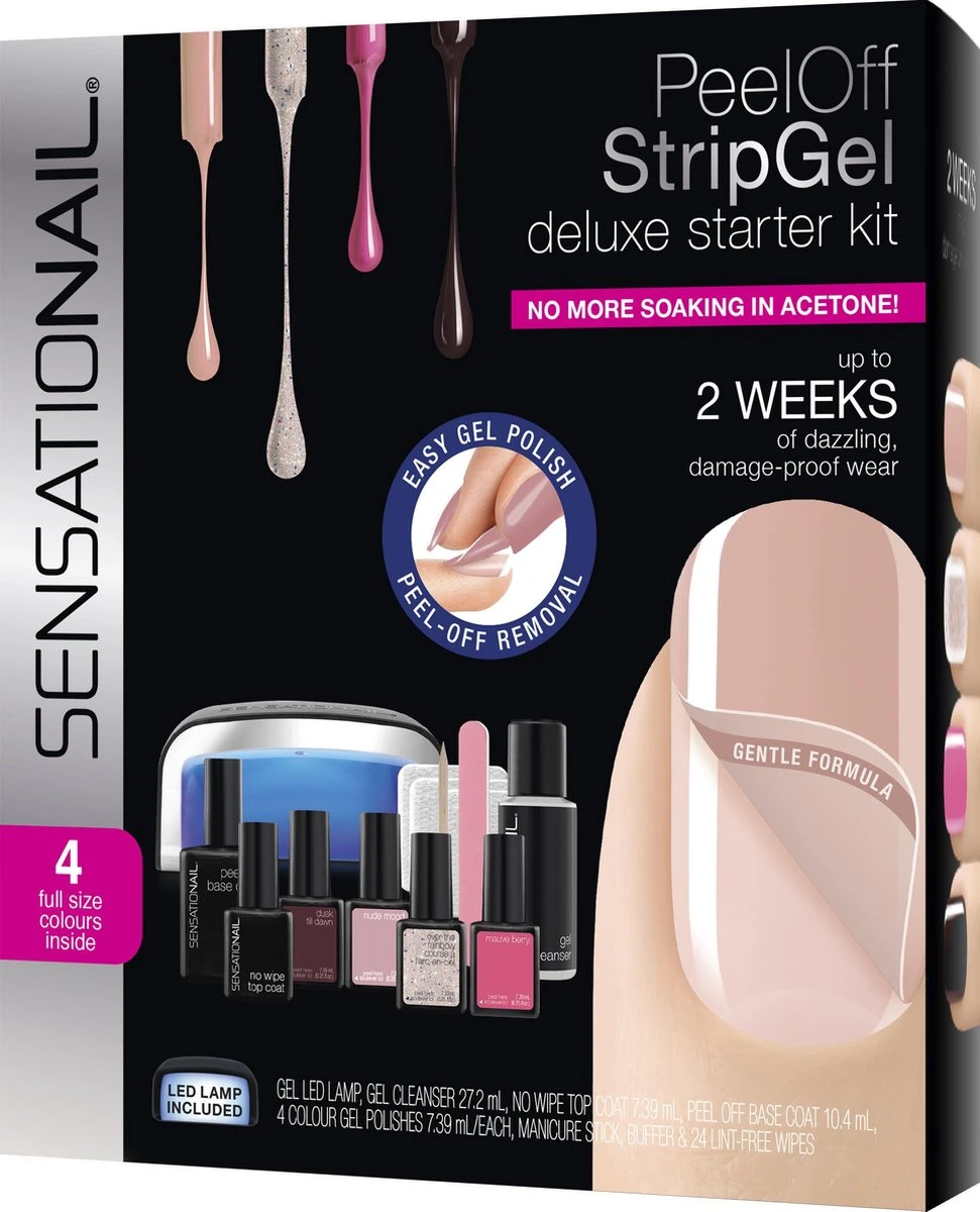 SensatioNail Stripgel DeLuxe Starterkit 4 SensatioNail Stripgel DeLuxe Starterkit - Image 2