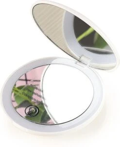 Led-verlichte Oplaadbare Compacte Make-up Spiegel Rond |1 X 2 X Vergroting | Make-upspiegel | Zakspiegel | Handspiegel | Reisspiegel | Dimbaar|als Cadeau | USB-lader | Rond | Zwart 19 Led-verlichte Oplaadbare Compacte Make-up Spiegel Rond |1 X 2 X Vergroting | Make-upspiegel | Zakspiegel | Handspiegel | Reisspiegel | Dimbaar|als Cadeau | USB-lader | Rond | Zwart -Modecosmetica Winkel 976x1200 8