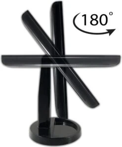 GROTE, Drieluik LED Make-up Spiegel Touch Knop En Dimmer 1, 3, 5 En 10 Maal Vergroting Inclusief Usb Kabel, Spiegels 11 GROTE, Drieluik LED Make-up Spiegel Touch Knop En Dimmer 1, 3, 5 En 10 Maal Vergroting Inclusief Usb Kabel, Spiegels -Modecosmetica Winkel 991x1200 6